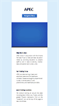 Mobile Screenshot of apecclass.org