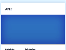 Tablet Screenshot of apecclass.org